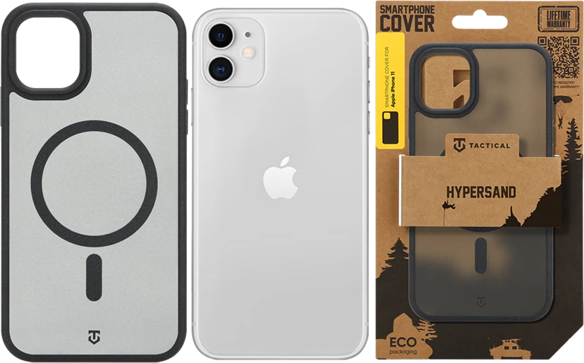 Dėklas Tactical MagForce Hypersand dangtelis, skirtas Apple iPhone 11, asfaltas