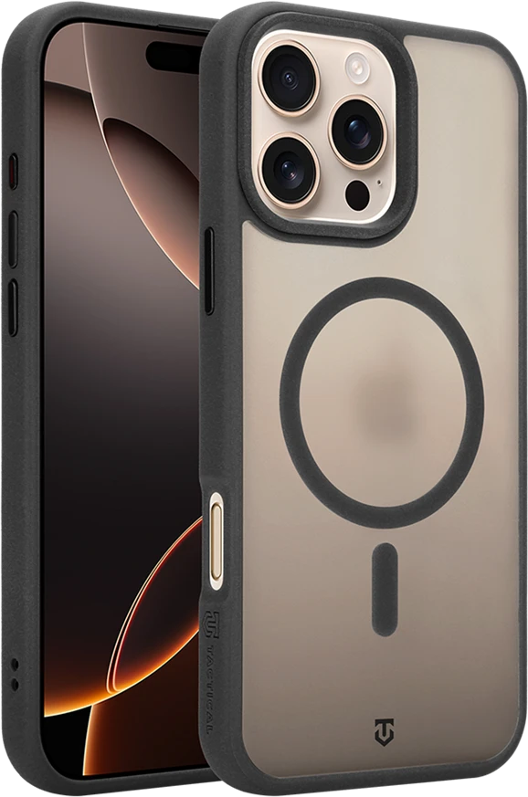 Dėklas Tactical MagForce Hypersand Cover for Apple iPhone 16 Pro Max Asphalt