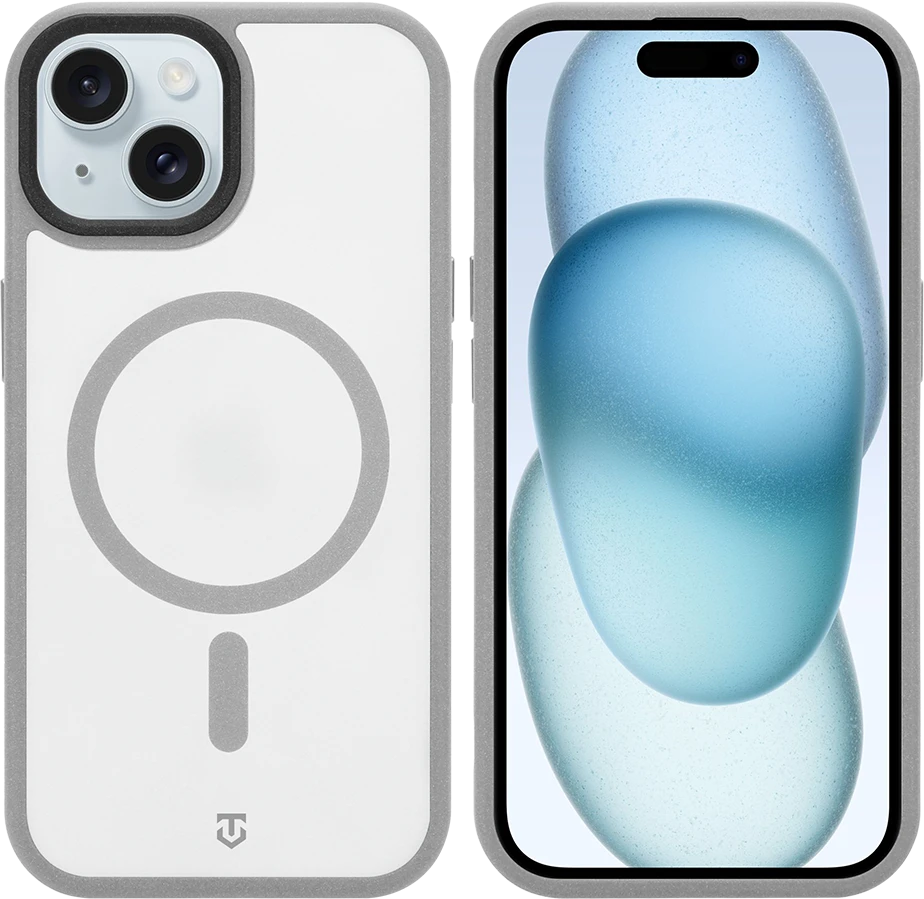 Dėklas Tactical MagForce Hypersand Cover for Apple iPhone 15 Light Pilkas