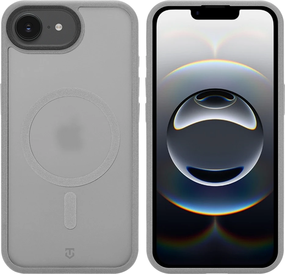 Dėklas Tactical MagForce Hypersand dangtelis, skirtas Apple iPhone 16e/17e, šviesiai pilkas