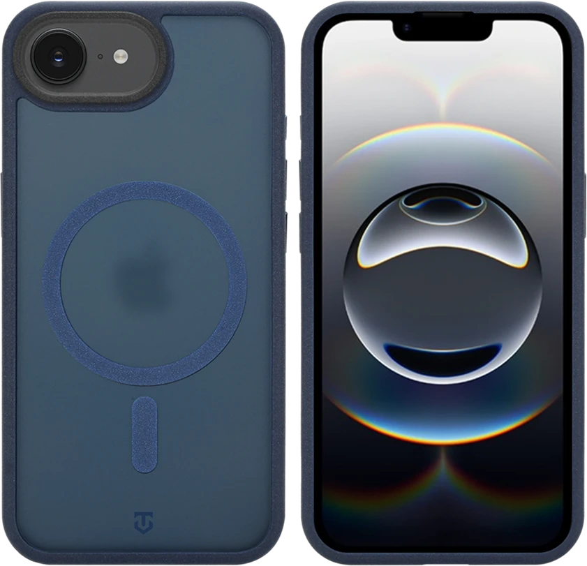 Dėklas Tactical MagForce Hypersand dangtelis Apple iPhone 16e/17e tamsiai mėlynas