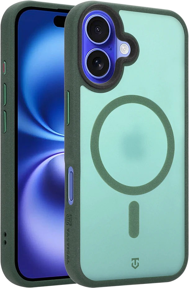 Dėklas Tactical MagForce Hypersand dangtelis Apple iPhone 16 miško žalia