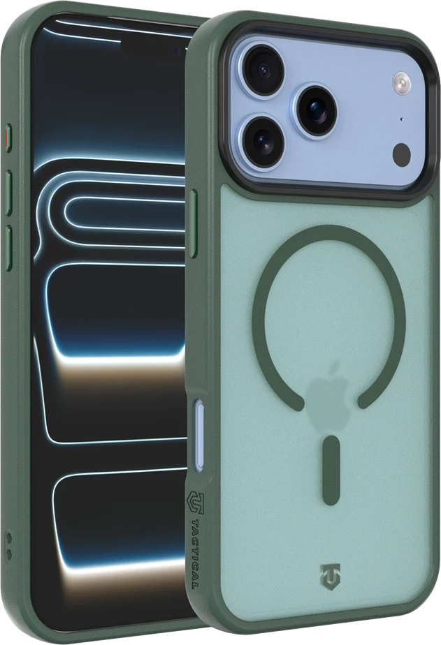 Dėklas Tactical MagForce Hypersand dangtelis Apple iPhone 18 Pro/17 Pro miško žalia