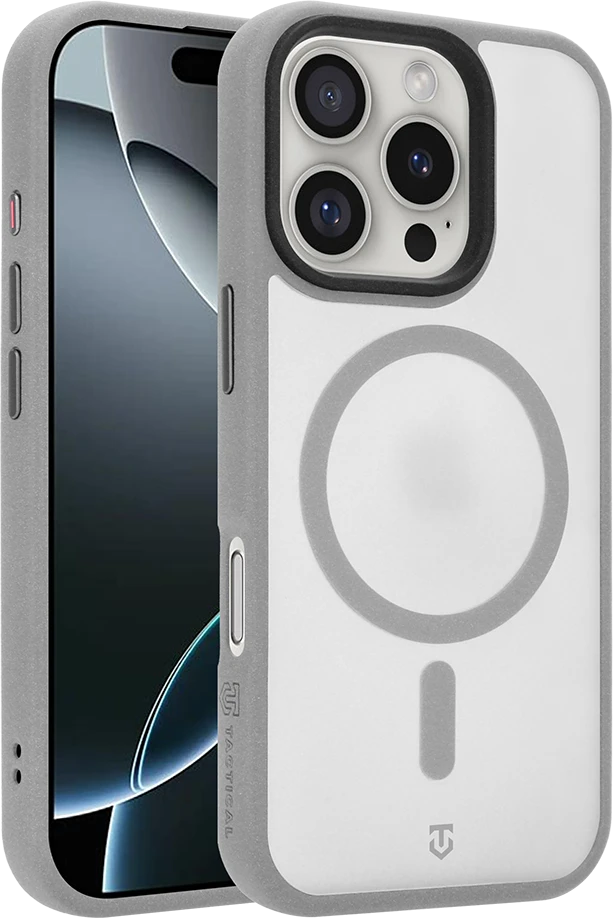 Dėklas Tactical MagForce Hypersand Cover for Apple iPhone 16 Pro Light Pilkas