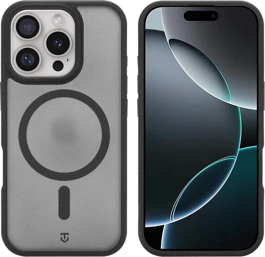 Dėklas Tactical MagForce Hypersand Cover for Apple iPhone 16 Pro Asphalt