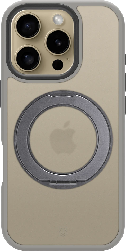 Dėklas Tactical MagForce Hyperstand Cover for Apple iPhone 16 Pro Light Pilkas