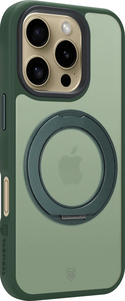 Dėklas Tactical MagForce Hyperstand Cover for Apple iPhone 16 Pro Forest Žalias