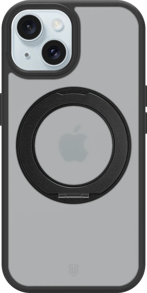 Dėklas Tactical MagForce Hyperstand dangtelis Apple iPhone 15, asfalto spalvos
