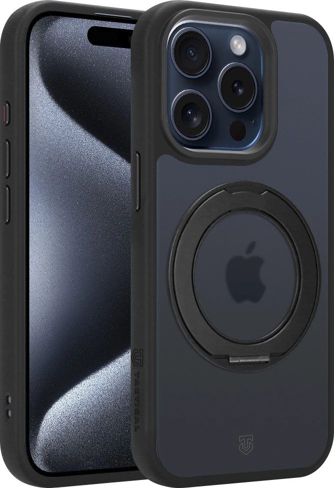 Dėklas Tactical MagForce Hyperstand dangtelis Apple iPhone 15 Pro Asphalt