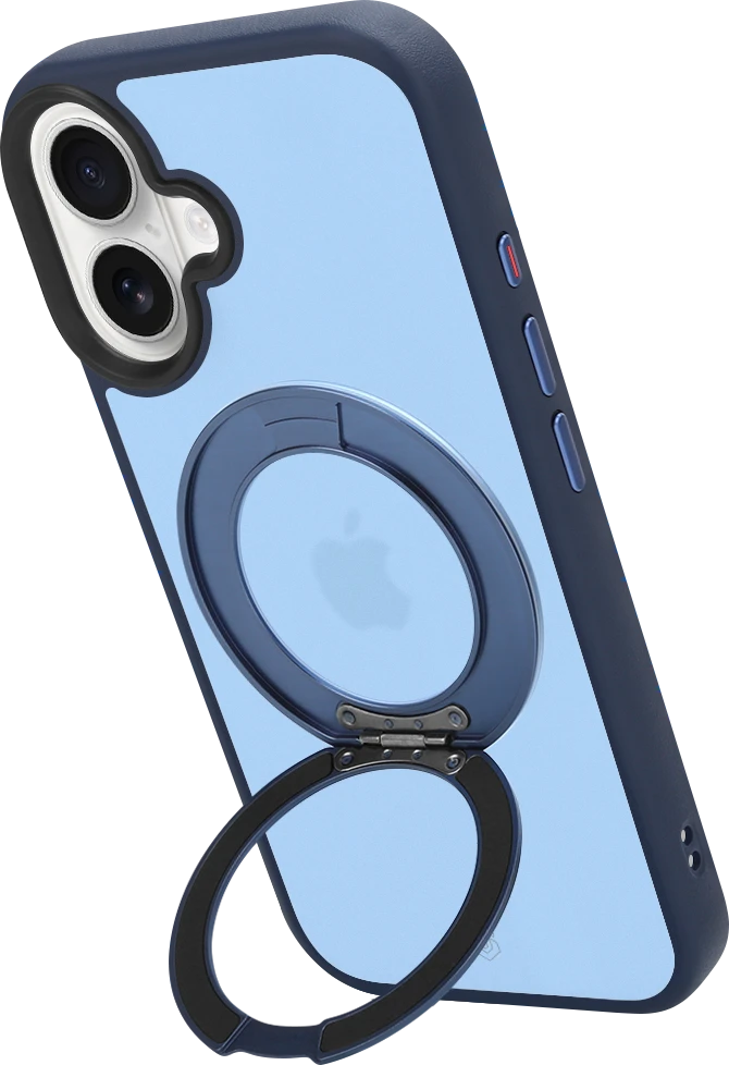 Dėklas Tactical MagForce Hyperstand dangtelis, skirtas Apple iPhone 16, tamsiai mėlyna