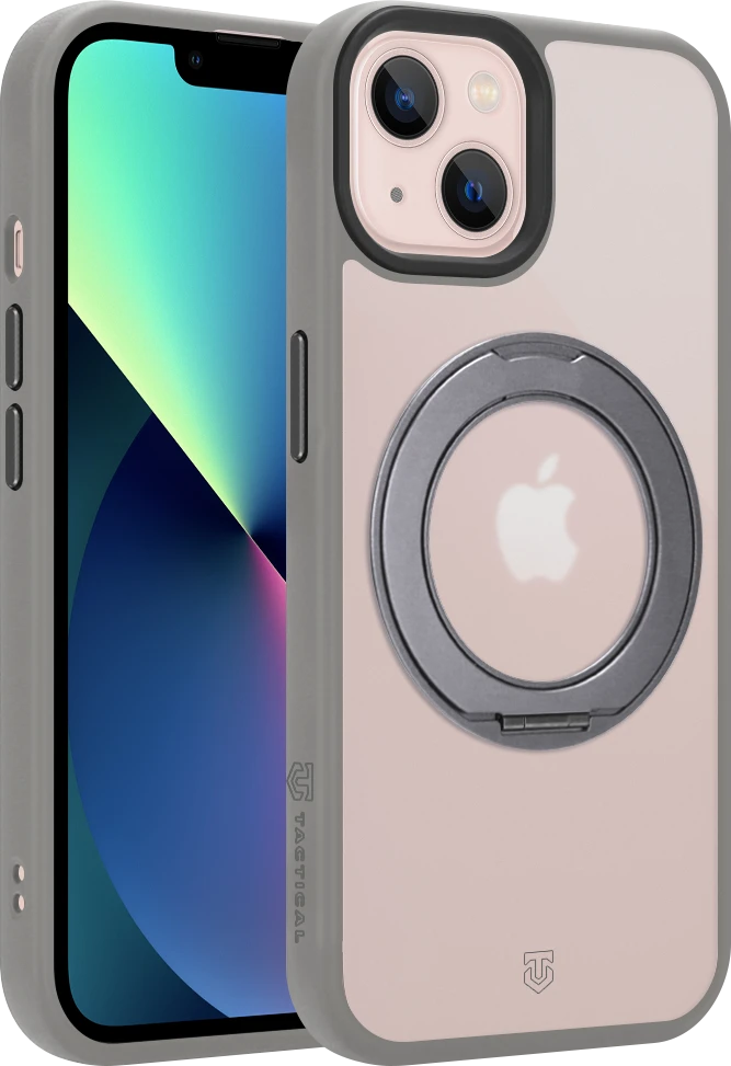 Tactical MagForce Hyperstand dėklas Apple iPhone 13 šviesiai pilkas
