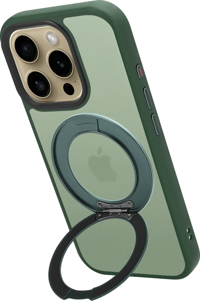 Dėklas Tactical MagForce Hyperstand Cover for Apple iPhone 16 Pro Forest Žalias