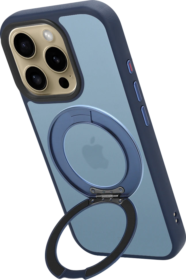 Dėklas Tactical Taktinis MagForce Hyperstand dangtelis Apple iPhone 16 Pro tamsiai mėlynas