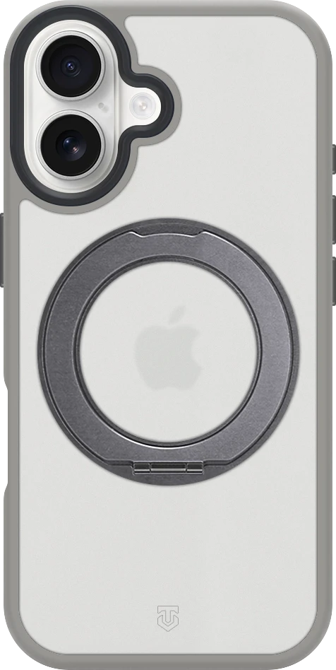 Tactical MagForce Hyperstand dėklas Apple iPhone 16 šviesiai pilkas