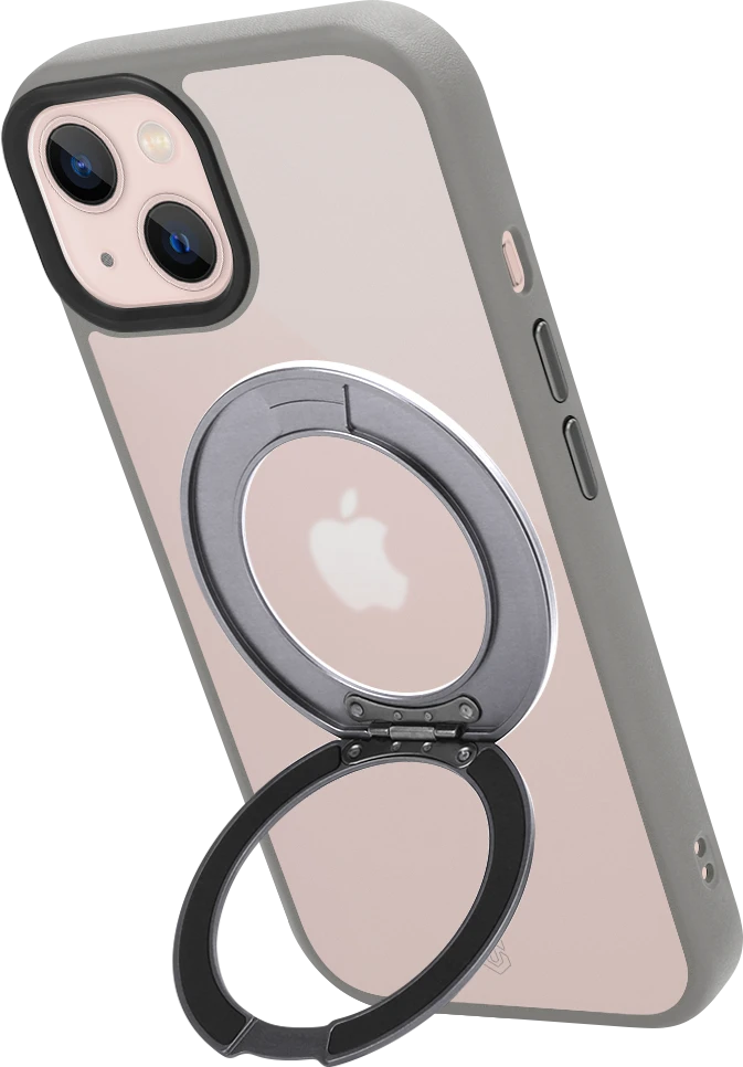 Tactical MagForce Hyperstand dėklas Apple iPhone 13 šviesiai pilkas