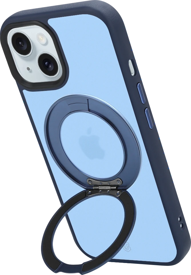 Tactical Taktinis MagForce Hyperstand dėklas Apple iPhone 15 tamsiai mėlynas