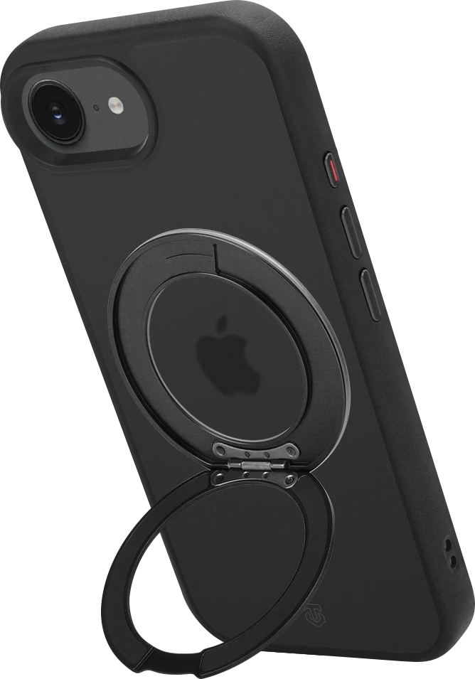 Tactical Taktinis MagForce Hyperstand dėklas skirtas Apple iPhone 16e/17e, asfalto spalvos