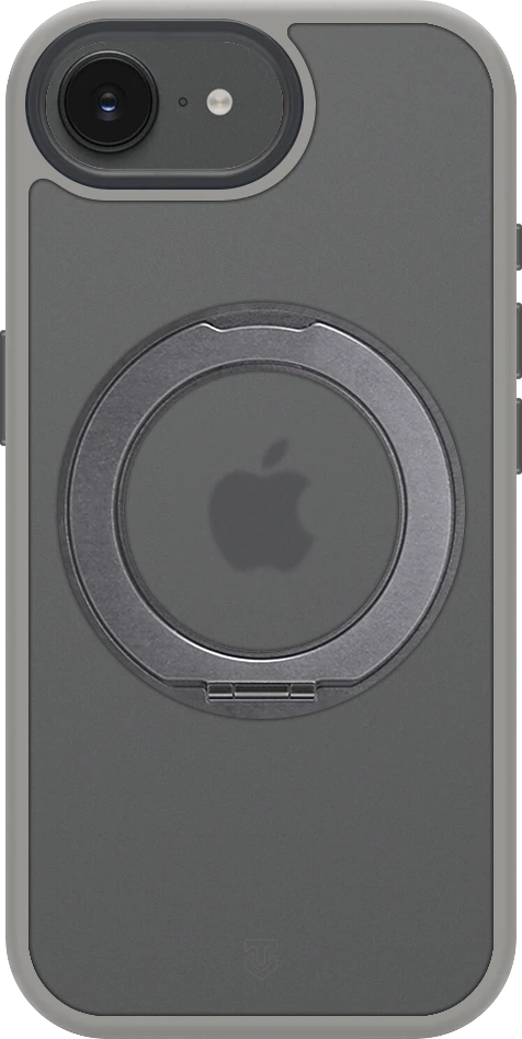 Tactical MagForce Hyperstand dėklas Apple iPhone 16e/17e šviesiai pilkas