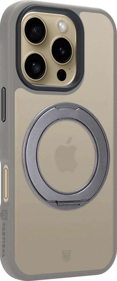 Dėklas Tactical MagForce Hyperstand Cover for Apple iPhone 16 Pro Light Pilkas