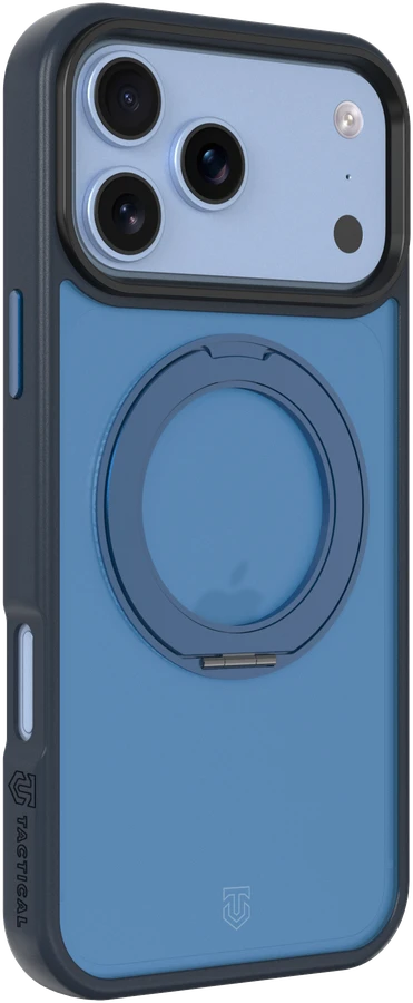 Dėklas Tactical Taktinis MagForce Hyperstand dangtelis, skirtas Apple iPhone 18 Pro/17 Pro, tamsiai mėlyna