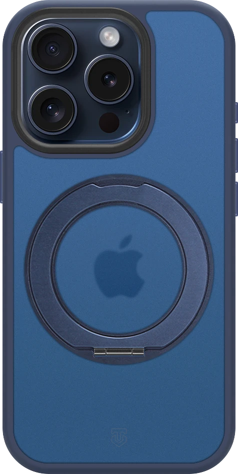 Dėklas Tactical MagForce Hyperstand dangtelis Apple iPhone 15 Pro tamsiai mėlynas