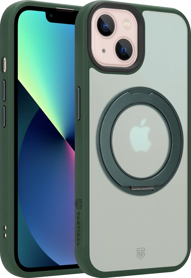 Tactical MagForce Hyperstand dėklas Apple iPhone 13 miško žalia