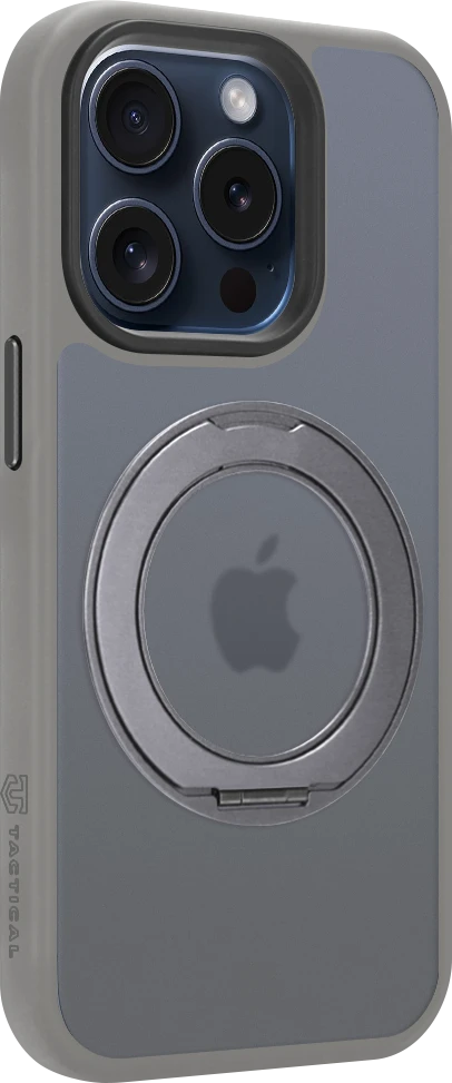 Dėklas Tactical MagForce Hyperstand Cover for Apple iPhone 15 Pro Light Pilkas