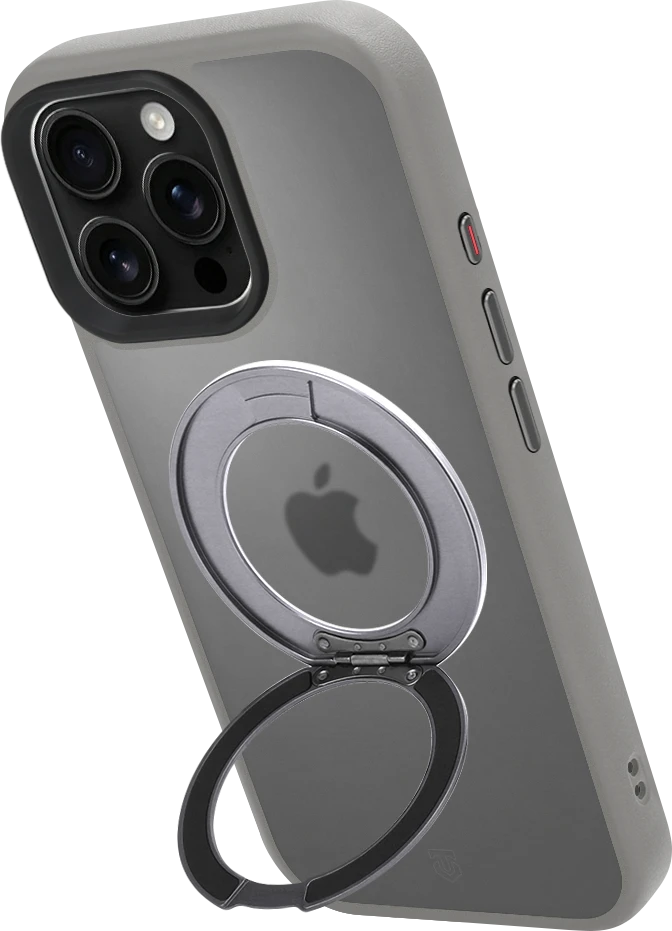 Dėklas Tactical MagForce Hyperstand Cover for Apple iPhone 16 Pro Max Light Pilkas