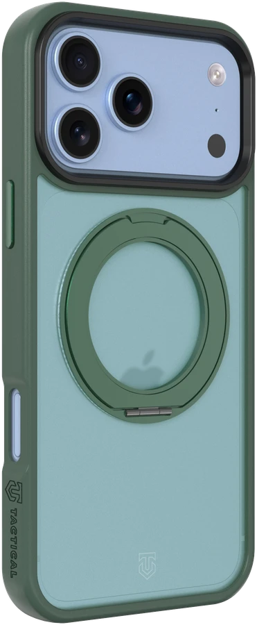 Dėklas Tactical MagForce Hyperstand Cover for Apple iPhone 17 Pro Max/18 Pro Max Forest Žalias