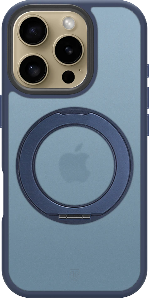 Dėklas Tactical Taktinis MagForce Hyperstand dangtelis Apple iPhone 16 Pro tamsiai mėlynas
