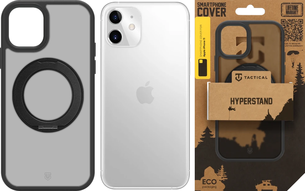 Tactical Taktinis MagForce Hyperstand dėklas Apple iPhone 11 Asphalt