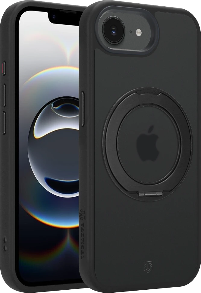 Tactical Taktinis MagForce Hyperstand dėklas skirtas Apple iPhone 16e/17e, asfalto spalvos