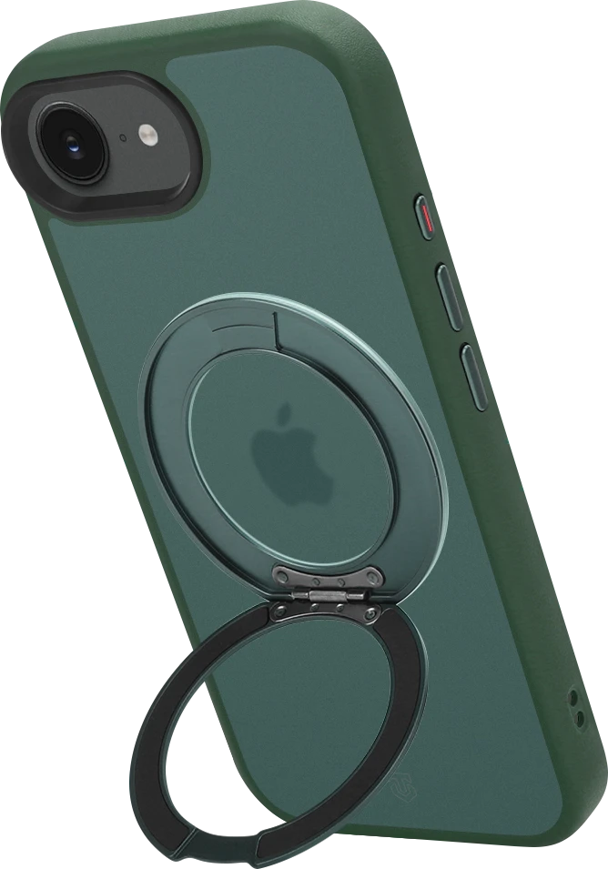 Dėklas Tactical MagForce Hyperstand dangtelis, skirtas Apple iPhone 16e/17e, miško žalias