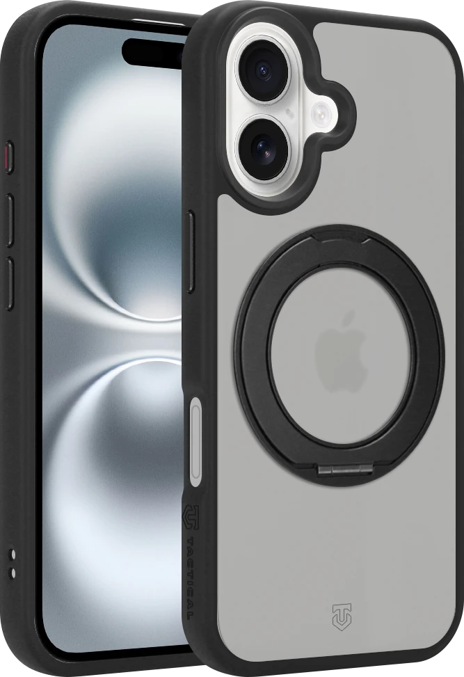 Dėklas Tactical MagForce Hyperstand dangtelis Apple iPhone 16, asfalto spalvos