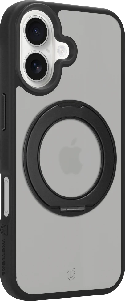 Dėklas Tactical MagForce Hyperstand dangtelis Apple iPhone 16, asfalto spalvos