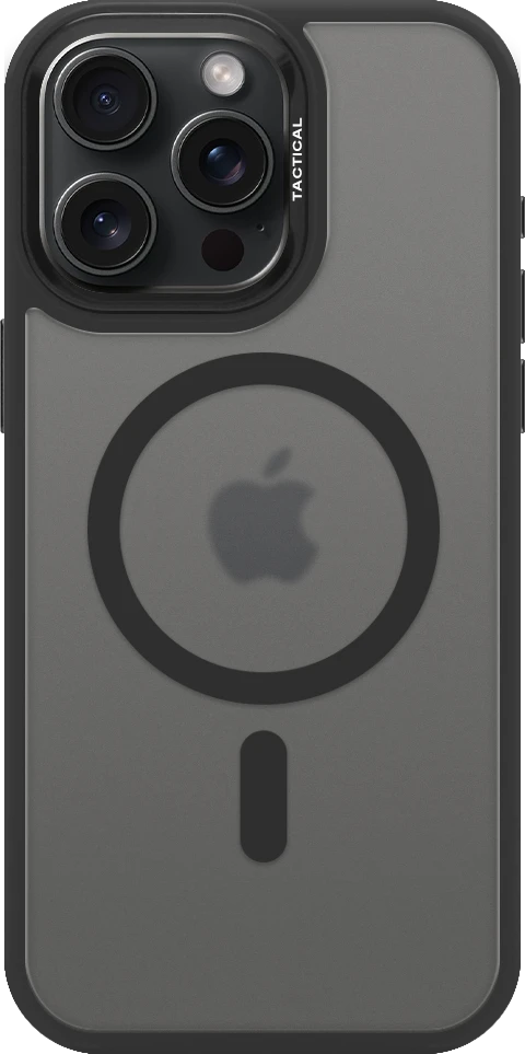 Dėklas Tactical MagForce Hyperstealth 3.0 Cover for Apple iPhone 15 Pro Max Asphalt