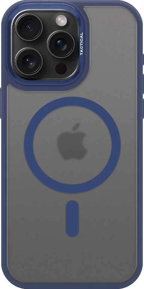 Dėklas Tactical MagForce Hyperstealth 3.0 Cover for Apple iPhone 15 Pro Max Deep Mėlyna