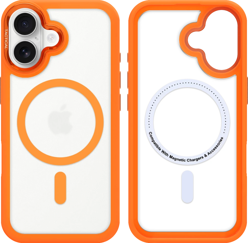 Dėklas Tactical MagForce Hyperstealth 3.0 Cover for Apple iPhone 17 Agent Oranžinis