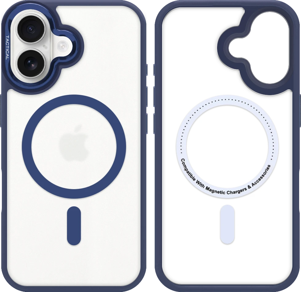 Dėklas Tactical MagForce Hyperstealth 3.0 Cover for Apple iPhone 16 Deep Mėlyna