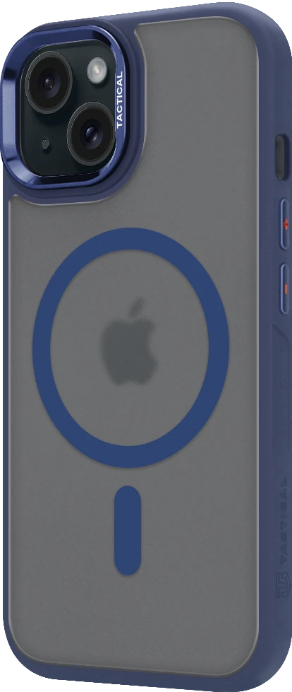 Dėklas Tactical MagForce Hyperstealth 3.0 dangtelis Apple iPhone 15 tamsiai mėlynas