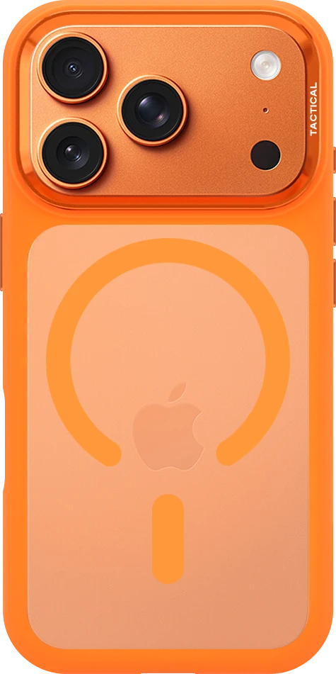 Dėklas Tactical MagForce Hyperstealth 3.0 Cover for Apple iPhone 17 Pro/18 Pro Agent Oranžinis