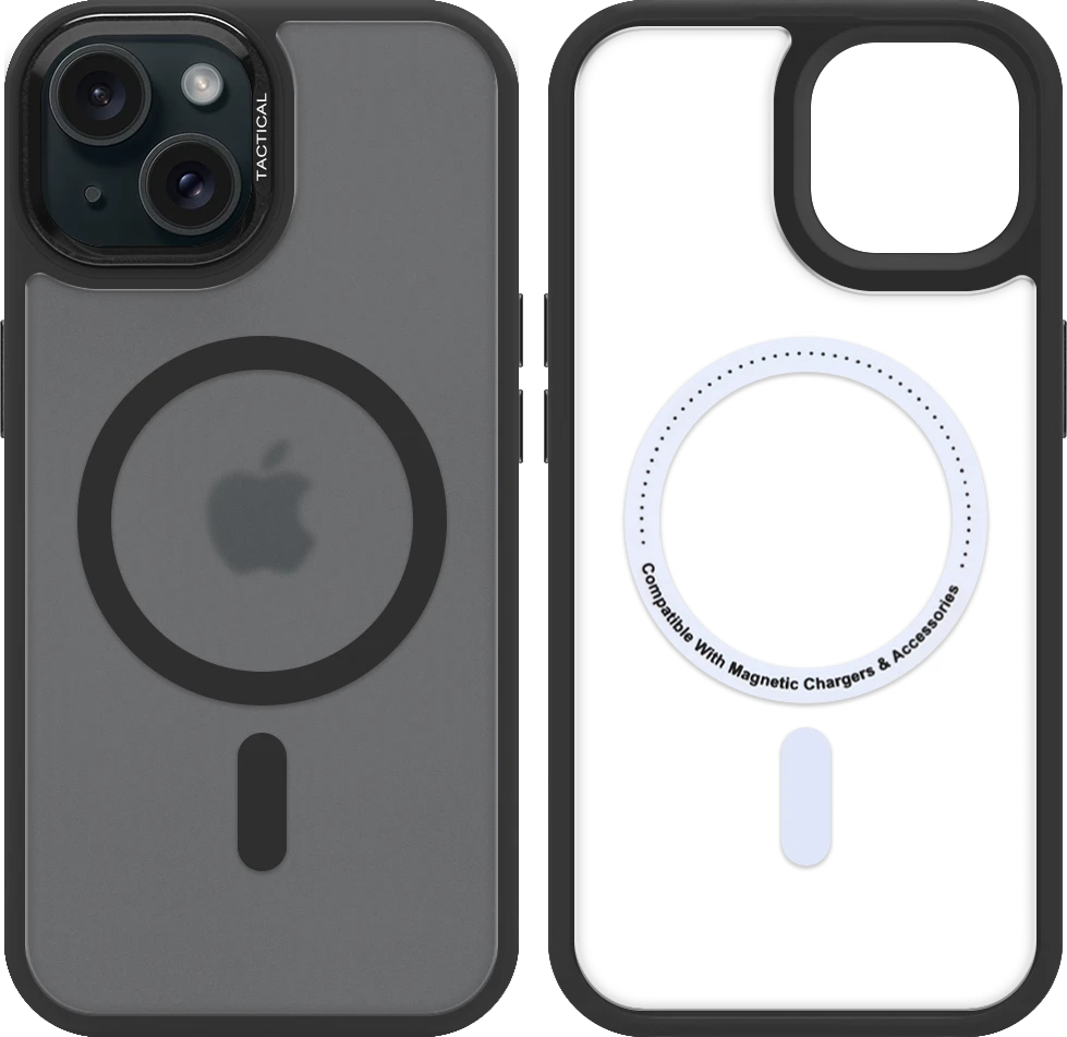 Dėklas Tactical MagForce Hyperstealth 3.0 Cover for Apple iPhone 15 Asphalt