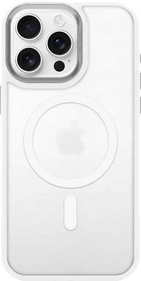Dėklas Tactical MagForce Hyperstealth 3.0 Cover for Apple iPhone 16 Pro Max Snow Baltas
