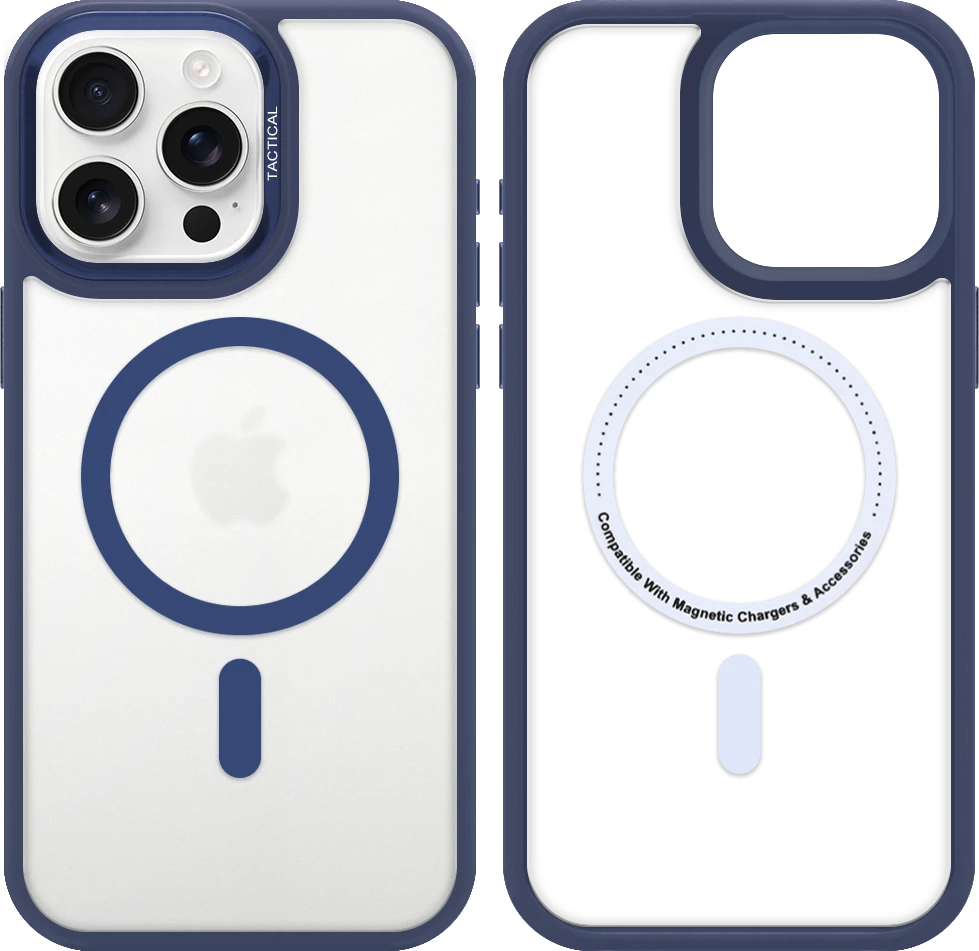 Dėklas Tactical MagForce Hyperstealth 3.0 Cover for Apple iPhone 16 Pro Max Deep Mėlyna