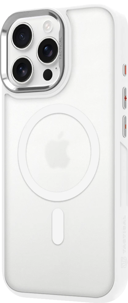Dėklas Tactical MagForce Hyperstealth 3.0 Cover for Apple iPhone 16 Pro Max Snow Baltas