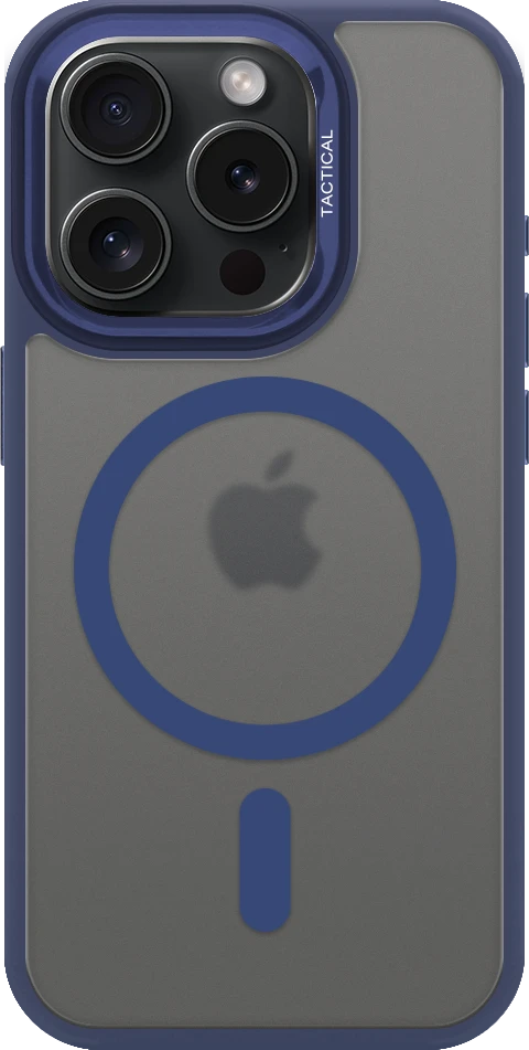 Dėklas Tactical MagForce Hyperstealth 3.0 Cover for Apple iPhone 15 Pro Deep Mėlyna