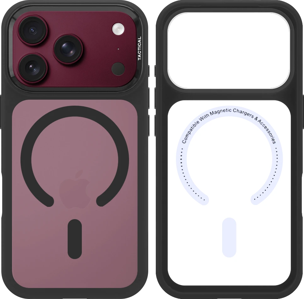 Dėklas Tactical MagForce Hyperstealth 3.0 Cover for Apple iPhone 17 Pro/18 Pro Asphalt