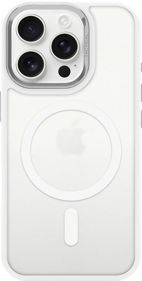 Dėklas Tactical MagForce Hyperstealth 3.0 Cover for Apple iPhone 16 Pro Snow Baltas