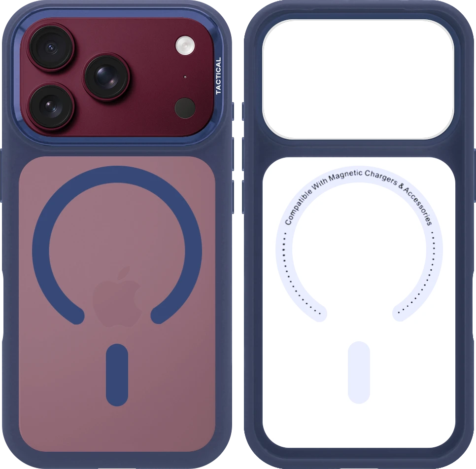 Dėklas Tactical MagForce Hyperstealth 3.0 Cover for Apple iPhone 17 Pro/18 Pro Deep Mėlyna