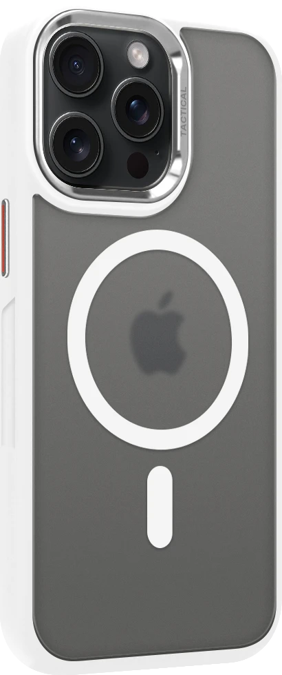 Dėklas Tactical MagForce Hyperstealth 3.0 Cover for Apple iPhone 15 Pro Max Snow Baltas